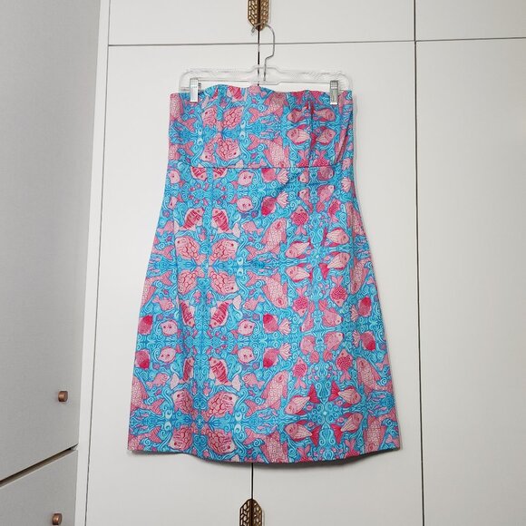 Kaeli Smith Strapless Mini Dress Women's Size 14 - Picture 1 of 8